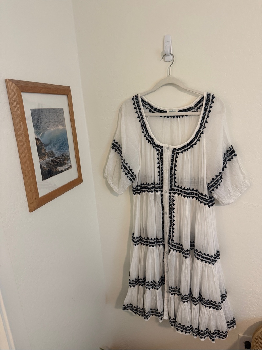 Sundance Sea La Vie Embroidered Dress - Picture 2 of 5